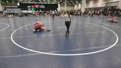 144 lbs Champ. Rd Of 64 - Caden Schwartz, Oregon Wrestling Club vs Colton Wilson, Ozark High School Wrestling