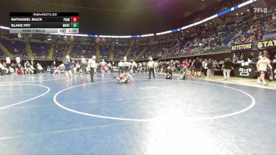 157 lbs Semifinal - Nathaniel Mack, Penn Cambria vs Blake Fry, Montoursville
