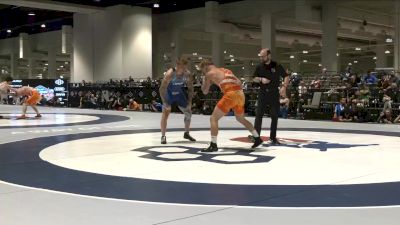 86 lbs Cons. Round 7 - Brayden Thompson, Cowboy RTC/ Titan Mercury Wrestling Club (TMWC) vs Rocco Welsh, KD Training Center