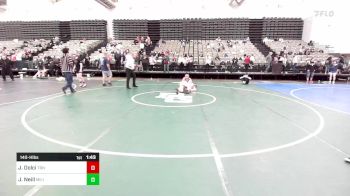 140-H lbs Semifinal - Joseph Dolci, Toms River North vs Jake Neill, Militia Wrestling Club