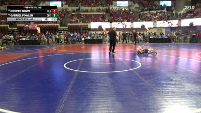 58 lbs Champ. Round 3 - Cooper Kolve, Belt Little Guy vs Gabriel Fowler, Cody Wrestling Club