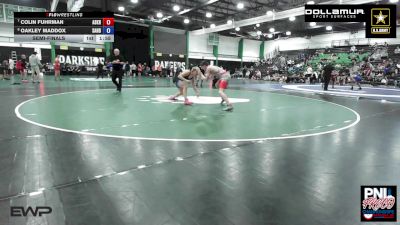 165 kg Semifinal - Colin Fuhrman, Askren Wrestling Academy vs Oakley Maddox, Sanderson Wrestling Academy
