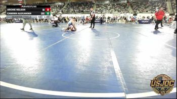 92 lbs Quarterfinal - Archie Nelson, N8 vs Camden Alexander, Chickasha Youth Wrestling