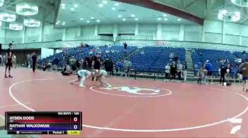 106 lbs Semifinal - Ayden Dodd, OH vs Nathan Walkowiak, MI