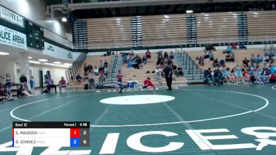 70 lbs Round 4 (6 Team) - SAM MADSEN, MAURER COUGHLIN WRESTLING CLUB vs D`ANGELO CHAVEZ, MIDWEST RTC