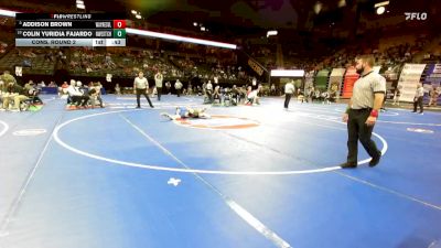 135 Class 2 lbs Cons. Round 2 - Colin Yuridia Fajardo, Northwest vs Addison Brown, Waynesville