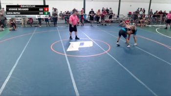 135-143 lbs Semifinal - Joshue Delgado, Aurora (East Aurora) vs Luca Rutili, Cory Clark Wrestling
