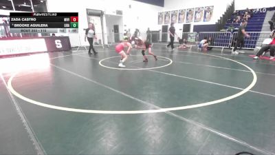 110 lbs Quarterfinal - Zada Castro, Mission Viejo vs Brooke Aguilera, Liberty (Bakersfield)