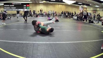 87 lbs Semifinal - Ezekiel Guinn, Bismarck Gorilla WC vs Holden L Yingst, Keystone Kids Wrestking Club