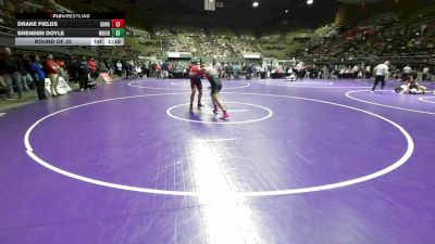 177 lbs Round Of 32 - Drake Fields, Sanger vs Brenden Doyle, Woodlake