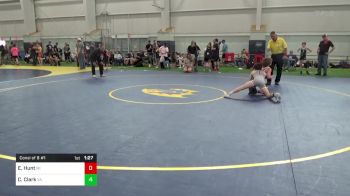 85-S lbs Consi Of 8 #1 - Ethan Hunt, MI vs Cayden Clark, VA