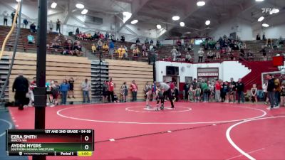 54-59 lbs Quarterfinal - Ayden Myers, Southern Indiana Wrestling vs Ezra Smith, Invicta WA