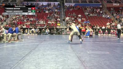 2A-190 lbs Quarterfinal - Thomas Sexton, Decorah vs Broedy Hendricks, Humboldt