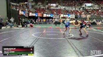 Cons. Round 2 - Micah Acker, Superior vs Gavin Dunlap, Red Lodge HS