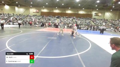 102 lbs Consi Of 16 #2 - William Kehl, Chester vs Fabian Contreras, Nampa Bulldogs