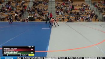 75 lbs Semifinal - Freyda Nelson, Blaine Wrestling vs Kason Lindquist, Owatonna Wrestling Academy