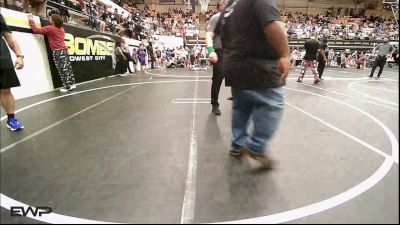 62-68 lbs Rr Rnd 2 - Kalisynn Meyer, HURRICANE WRESTLING ACADEMY vs Adria Brigge, Mojo Grappling Academy