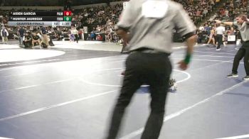 120 lbs Quarterfinal - Aiden Garcia, Palma (CC) vs Hunter Jauregui, Fountain Valley (SS)
