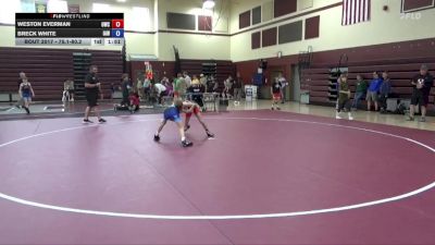 75.1-80.2 Champ. Round 1 - Weston Everman, Outlaw Wrestling Club vs Breck White, Immortal Athletics WC