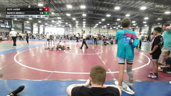 90 lbs Rr Rnd 3 - Jack Lauer, Mat Warriors Gold MS - MS vs Marco Minelli, IRONWHALE - MS