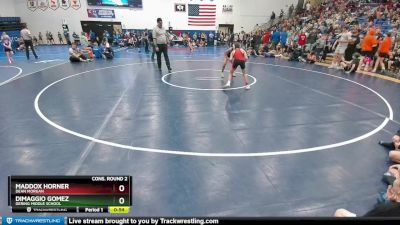 80 lbs Cons. Round 2 - Maddox Horner, Dean Morgan vs Dimaggio Gomez, Gering Middle School