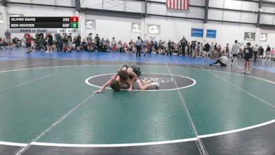 100 lbs Semis (4 Team) - Oliver Davis, SLY FOX WRESTLING CLUB vs Ben Hoover, NORTH CAROLINA WRESTLING FACTORY