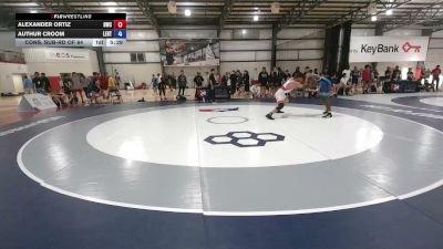 74 kg Cons. Sub-rd Of 64 - Alexander Ortiz, Diplomat Wrestling Club vs Authur Croom, Lake Erie Regional Training Center