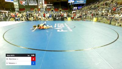 106 lbs Rnd Of 128 - Michael Reichow, VA vs Damian Tebano, NY