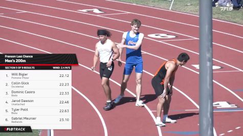 Men's 200m Track, Finals 5