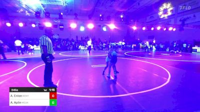 64 lbs Rr Rnd 2 - Ayla Enloe, Montana vs Addison Aplin, Mountain Man WC