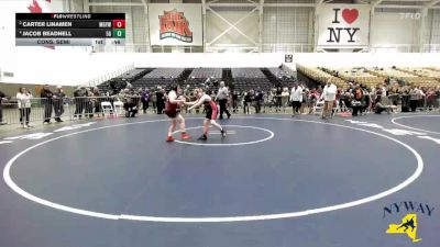 142 lbs Cons. Semi - Jacob Beadnell, 518 Grapplers vs Carter Linamen, Maple Grove Youth Wrestling