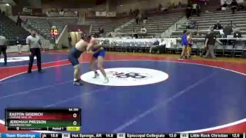 5A 285 lbs Cons. Round 3 - Jeremiah Presson, Greenwood High vs Easton Gigerich, Lakeside High, AR