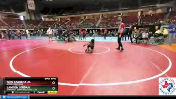 65 lbs Cons. Semi - Landon Jordan, Standfast Texas Wrestling Club vs Ivan Cabrera Jr., Kaizen Wrestling