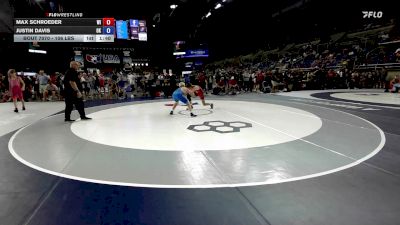 106 lbs Cons. Sub-rd Of 32 - Max Schroeder, WI vs Justin Davis, OK