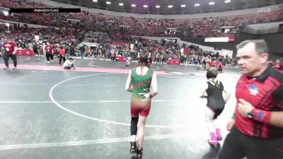 95 lbs Cons. Round 4 - Mollie Sauer, Berlin Youth Wrestling Club vs Daisy Petrowsky, Red Hot Wrestling Club