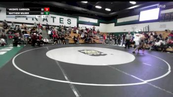 285 lbs Semifinal - Matthew Milner, San Luis Obispo vs Vicente Cardoza, Firebaugh