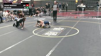 145 lbs Quarterfinals (8 Team) - Leo Beyer, Zumbrota-Mazeppa, MN vs Yousuf Morowat, Apple Valley, MN