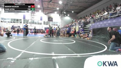 49 lbs Quarterfinal - Maison Hausler, Raw Wrestling Club vs Kane Leyba, Team Tulsa Wrestling Club
