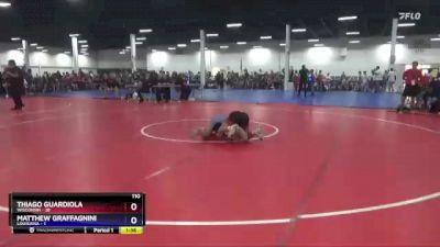 110 lbs Quarterfinals (8 Team) - Thiago Guardiola, Wisconsin vs Matthew Graffagnini, Louisiana