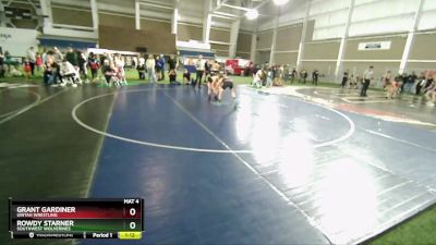 90 lbs Cons. Round 4 - Grant Gardiner, Uintah Wrestling vs Rowdy Starner, Southwest Wolverines