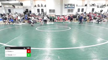 195 lbs Round Of 32 - Jackson Rinke, Bridgewater-Raynham vs Cole Rybak, Mt. Hope