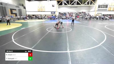 174E lbs Rr Rnd 2 - Nicky Eboli, Sacred Heart vs Tony Salopek, Pitt-Johnstwon