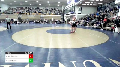 149 lbs Round Of 32 - Talan Hubbard, Unrostered- Spire vs James Latona, Navy