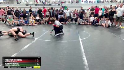 110 lbs Semis & 1st Wrestleback (8 Team) - Joseph Heigel, Florida Scorpions vs Preston Patrick, Georgia United