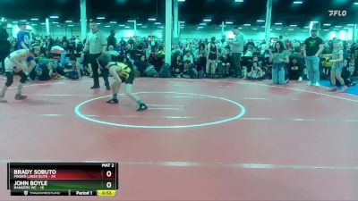 76 lbs Round 8 (10 Team) - Brady Sobuto, Finger Lakes Elite vs John Boyle, Rangers WC