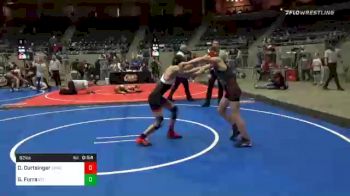 92 lbs Prelims - Dax Curtsinger, Verdigris Youth Wrestling vs Gaberial Furra, Blue T Panthers