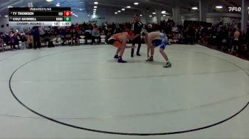 198 lbs Champ. Round 1 - Colt Gosnell, Midwest Destroyers Wrestling Club vs Ty Thomsen, Nebraska