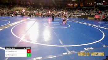 70 lbs Consi Of 16 #2 - Kyler Pearson, Nebraska Wrestling Academy vs Christian Thomas, Nebraska Boyz