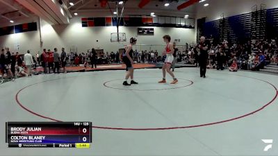 125 lbs Cons. Semi - Brody Julian, Buena Vista vs Colton Blaney, NOVA Wrestling Club