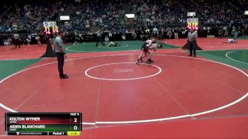 130 lbs Semifinal - Kolton Wymer, LCW3 vs Aiden Blanchard, JGW2